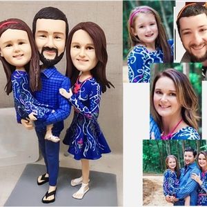 Surprise Gift Custom Handmade Your 3D Portrait Art Doll from Photos